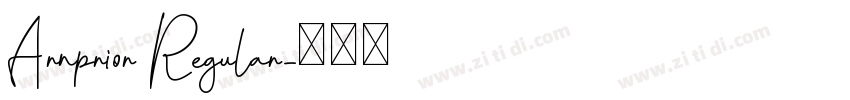 Arnprior Regular字体转换